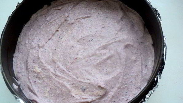 сырник с черникой фиалки