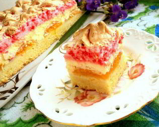 Сырник с фруктами