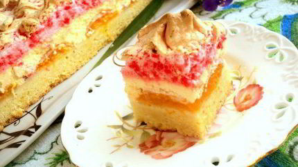 Сырник с фруктами