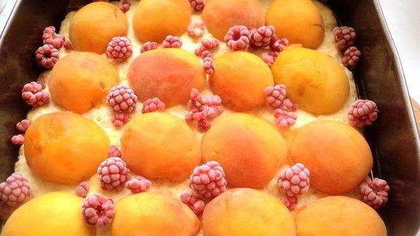 сырник с фруктами