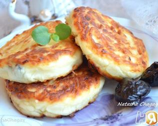 Сырники с черносливом