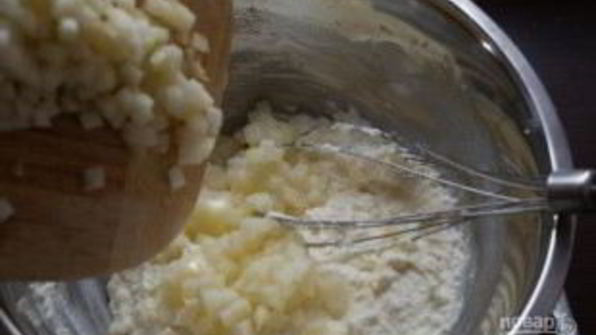 сырники с грушей и яблоком