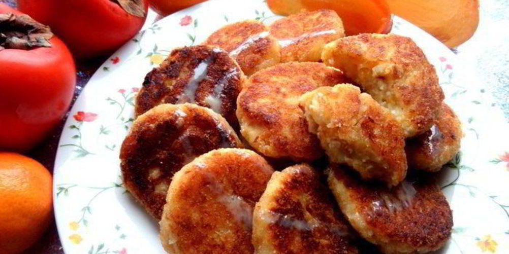 Рецепт сырников с хурмой
