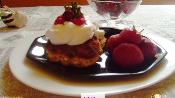 сырники с клубникой