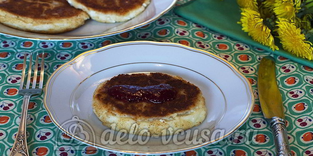 Рецепт сырников с вареньем