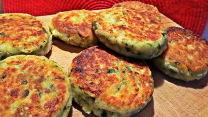 Сырники со шпинатом