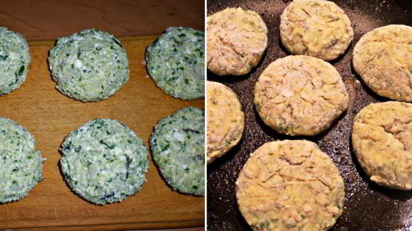 сырники со шпинатом