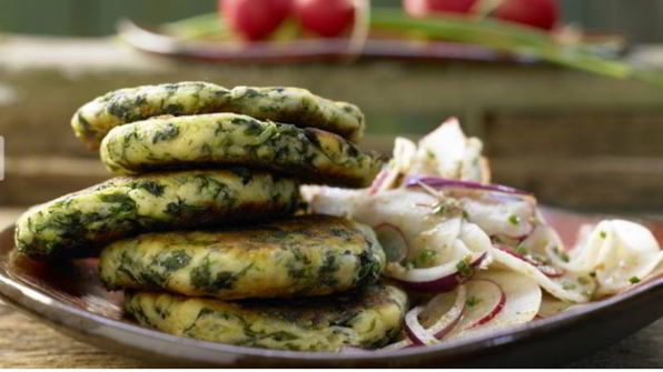 сырники со шпинатом