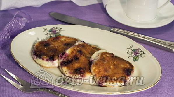 сырники со смородиной