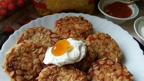 сырники в овсяной панировке
