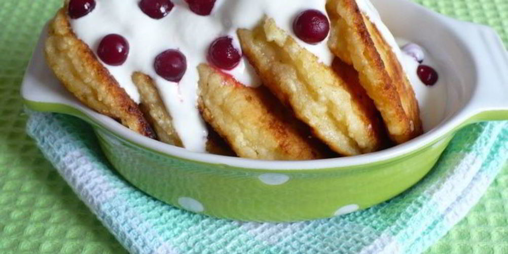 Рецепт сырников ванильных с курагой