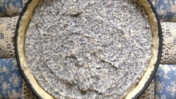 творожник с маком и миндалем