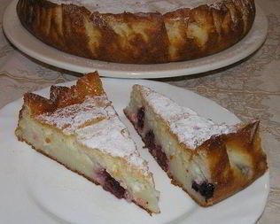 Творожник с вишней