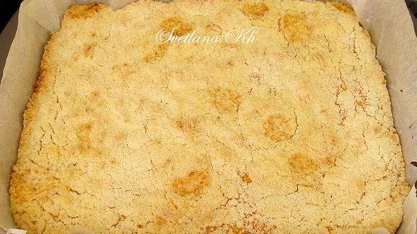 творожник с яблоками и апельсиновой цедрой