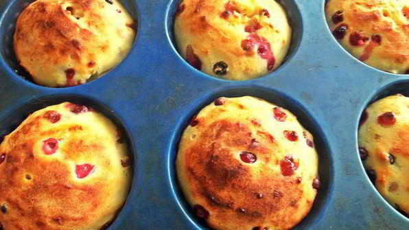 творожники с брусникой