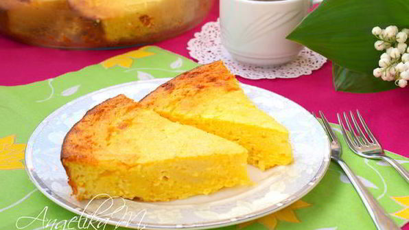 запеченный творожник