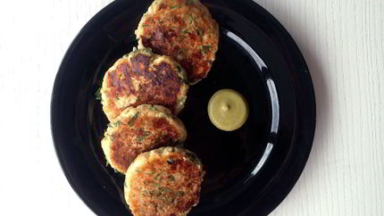 Здоровые сырники с зеленью