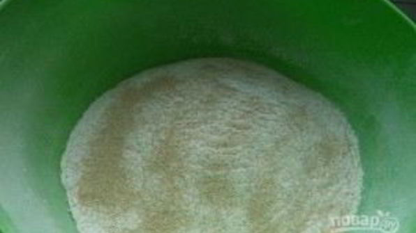 тесто для пирогов с сухими дрожжами