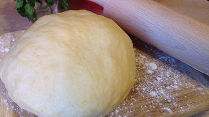 Тыквенное тесто для пиццы