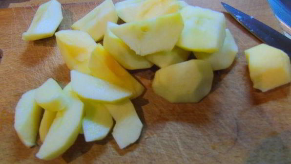 яблочно-карамельный пирог с тестом фило