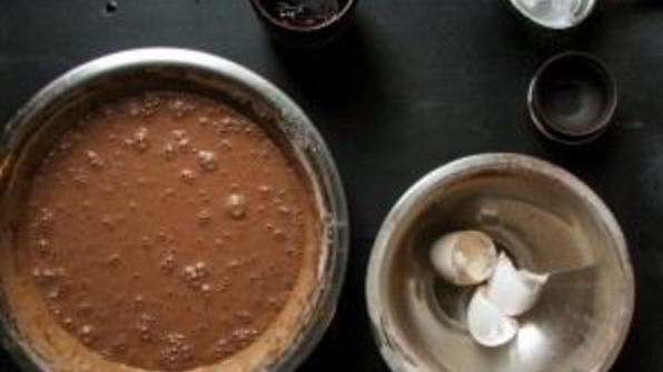 блинный торт шоколадный