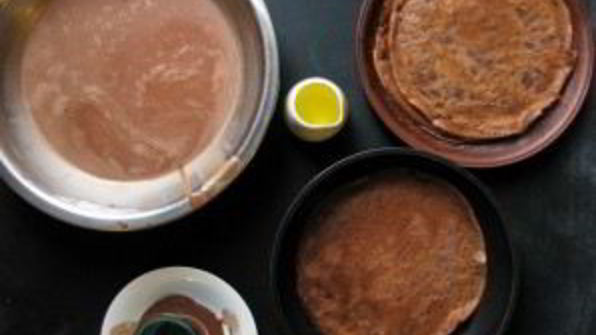 блинный торт шоколадный