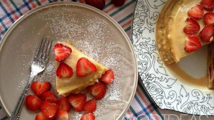 Блинный торт со сгущенкой