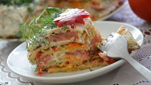 кабачковый торт ассорти