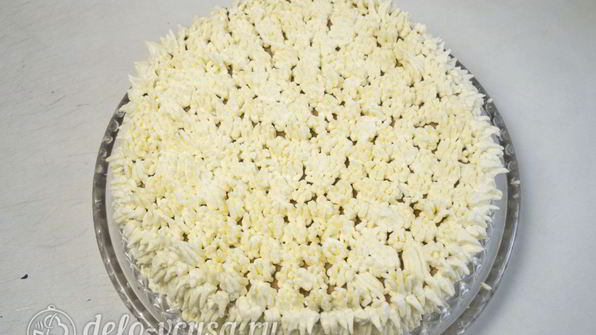 карамельный медовик с апельсиновым кремом