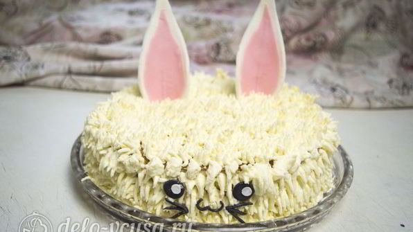 карамельный медовик с апельсиновым кремом