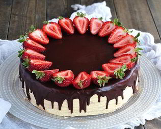 Красивый торт