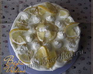 Лимонный торт