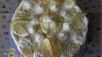 Лимонный торт