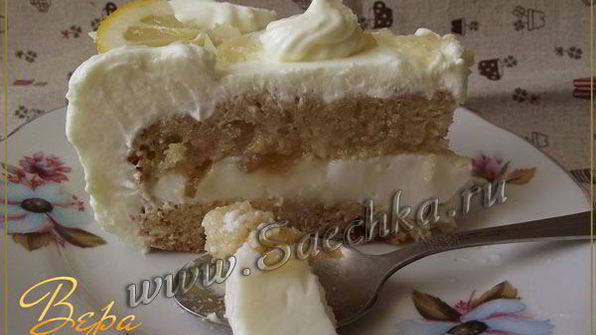 лимонный торт