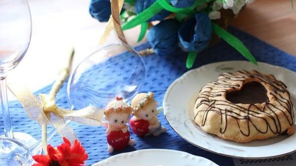 мини-торт сердечный плен