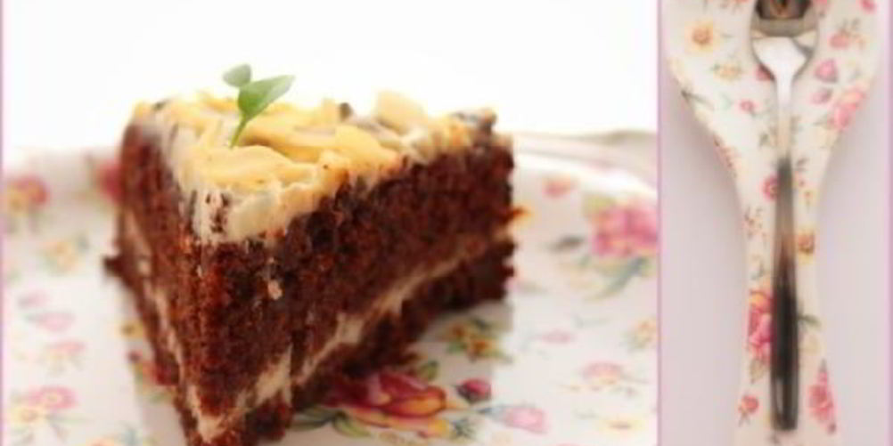 Рецепт морковна-шоколадного торт с кремом