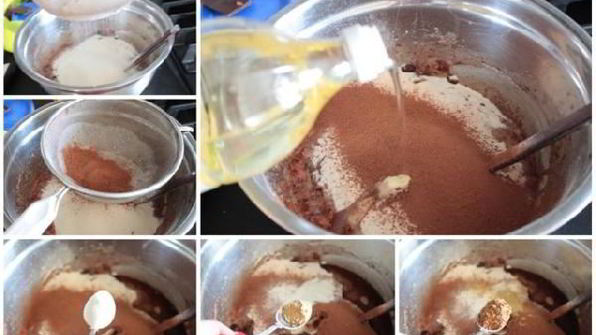 морковно-шоколадный торт с кремом