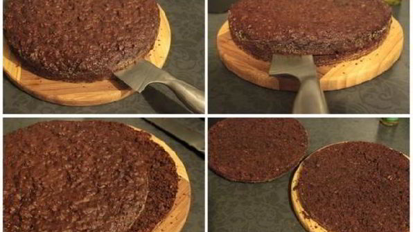 морковно-шоколадный торт с кремом