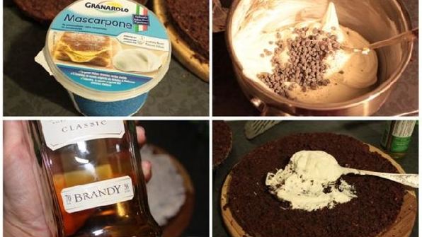 морковно-шоколадный торт с кремом