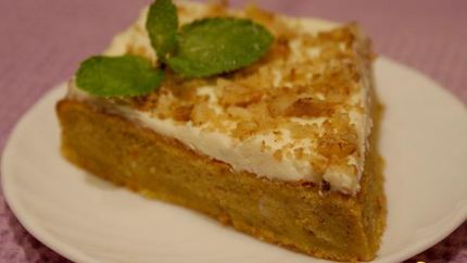 Морковный торт с миндалем