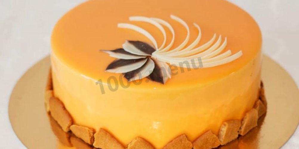 Рецепт муссового торта с зеркальной глазурью медовый