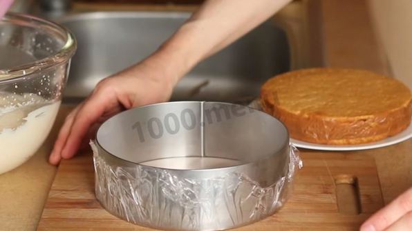 муссовый торт с зеркальной глазурью медовый