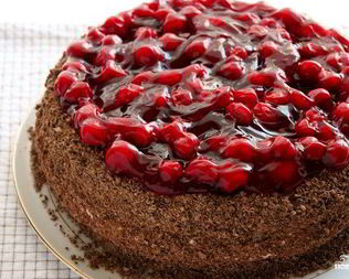 Шоколадно-творожный торт