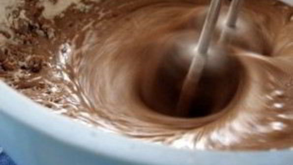 шоколадно-творожный торт