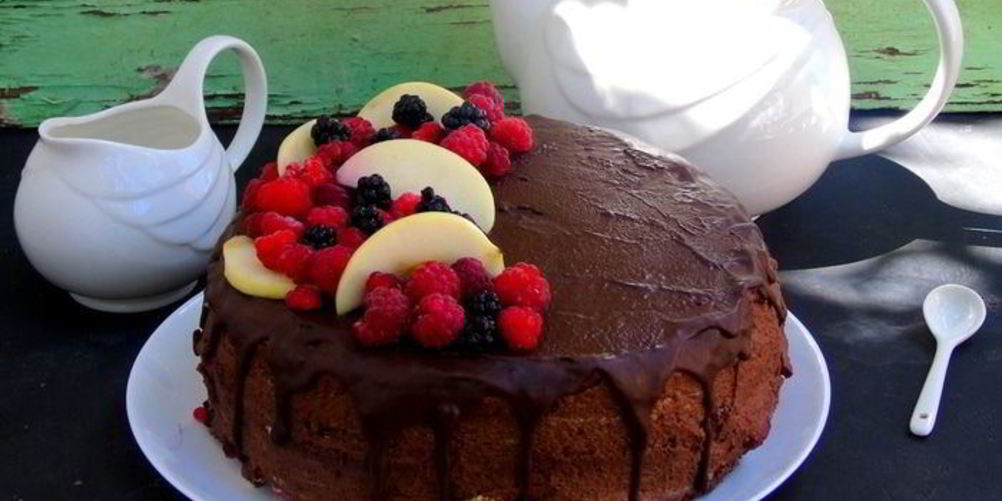 Рецепт шоколадна-вишневого торт