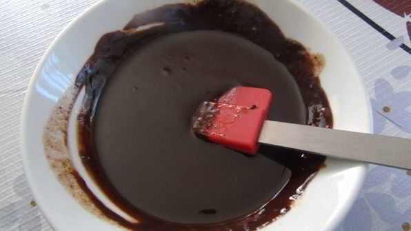 шоколадно-вишневый торт