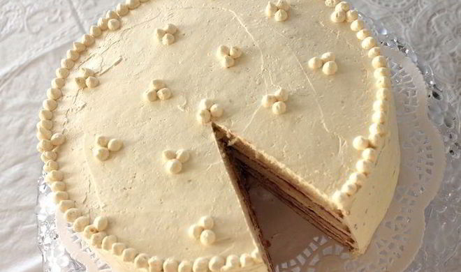 Швейцарский миндальный торт