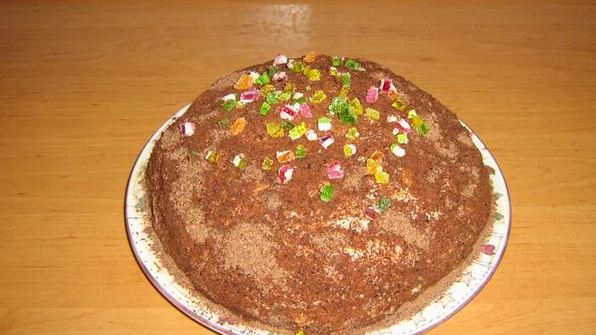 торт из рыбок