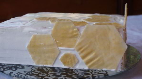 торт медовые соты