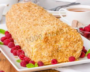 Торт Полено слоеное